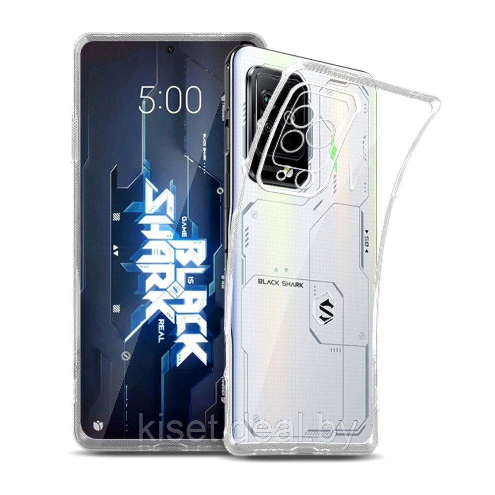 Силиконовый чехол KST SC для Xiaomi Black Shark 5 Pro прозрачный - фото 1 - id-p214999704
