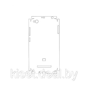 Защитная гидрогелевая пленка KST HG для Xiaomi Redmi 4A на заднюю крышку и боковые грани