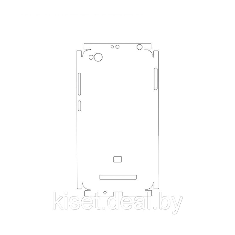 Защитная гидрогелевая пленка KST HG для Xiaomi Redmi 4A на заднюю крышку и боковые грани - фото 1 - id-p214998292
