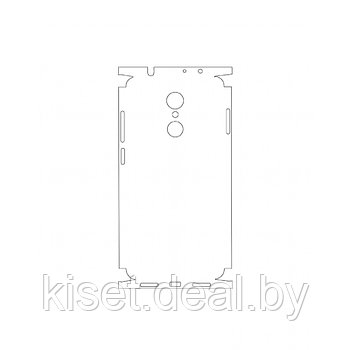 Защитная гидрогелевая пленка KST HG для Xiaomi Redmi 5 на заднюю крышку и боковые грани