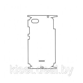 Защитная гидрогелевая пленка KST HG для Xiaomi Redmi 6A на заднюю крышку и боковые грани