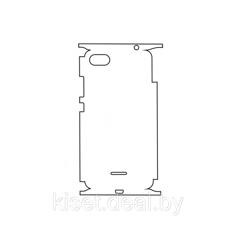 Защитная гидрогелевая пленка KST HG для Xiaomi Redmi 6A на заднюю крышку и боковые грани - фото 1 - id-p214998299