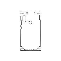 Защитная гидрогелевая пленка KST HG для Xiaomi Redmi 6 Pro на заднюю крышку и боковые грани