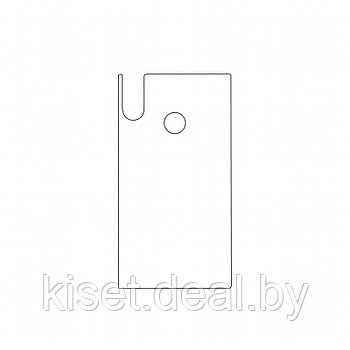 Защитная гидрогелевая пленка KST HG для Xiaomi Redmi 6 Pro на заднюю крышку