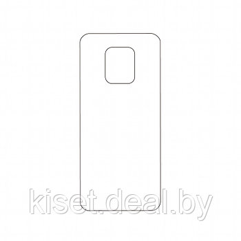 Защитная гидрогелевая пленка KST HG для Xiaomi Redmi 10X 5G на заднюю крышку