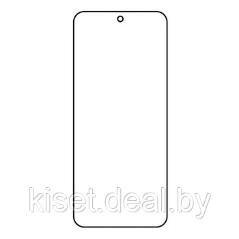 Защитная гидрогелевая пленка KST HG для Xiaomi Redmi 12 на весь экран прозрачная