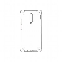 Защитная гидрогелевая пленка KST HG для Xiaomi Redmi K30 на заднюю крышку и боковые грани