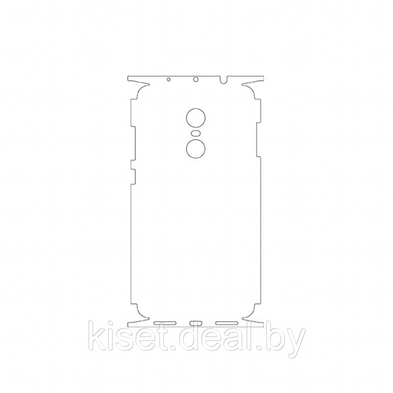 Защитная гидрогелевая пленка KST HG для Xiaomi Redmi Note 4 на заднюю крышку и боковые грани - фото 1 - id-p214998325