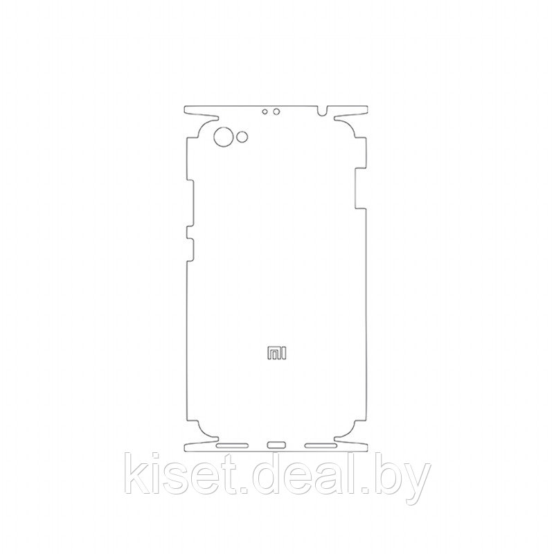 Защитная гидрогелевая пленка KST HG для Xiaomi Redmi Note 5A на заднюю крышку и боковые грани - фото 1 - id-p214998331