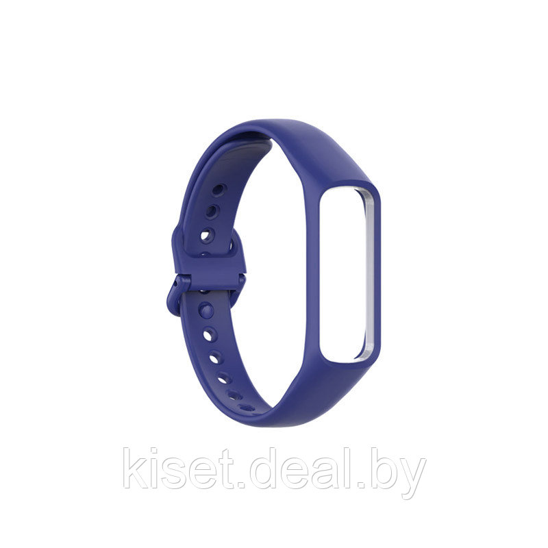 Силиконовый ремешок для Samsung Galaxy Fit 2 SM-R220 синий - фото 1 - id-p214999011