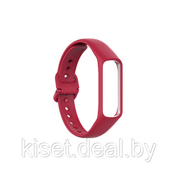 Силиконовый ремешок для Samsung Galaxy Fit E R375 красный
