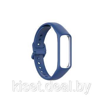 Силиконовый ремешок для Samsung Galaxy Fit E R375 синий