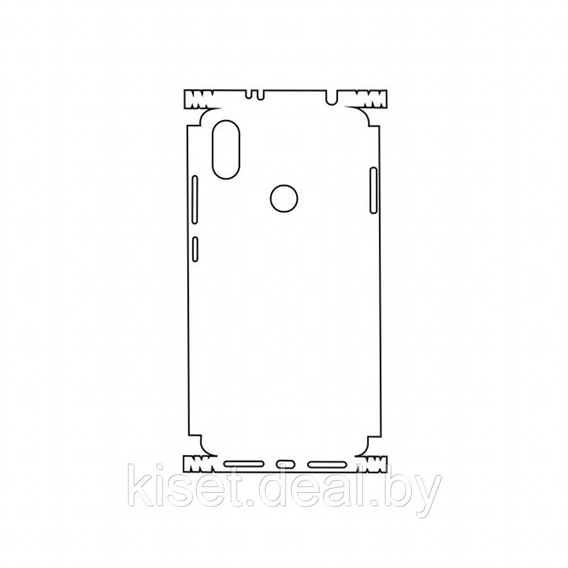 Защитная гидрогелевая пленка KST HG для Xiaomi Redmi S2 на заднюю крышку и боковые грани - фото 1 - id-p214998346