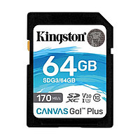 Карта памяти Kingston Canvas Go! Plus SDXC 64Gb (SDG3/64GB)