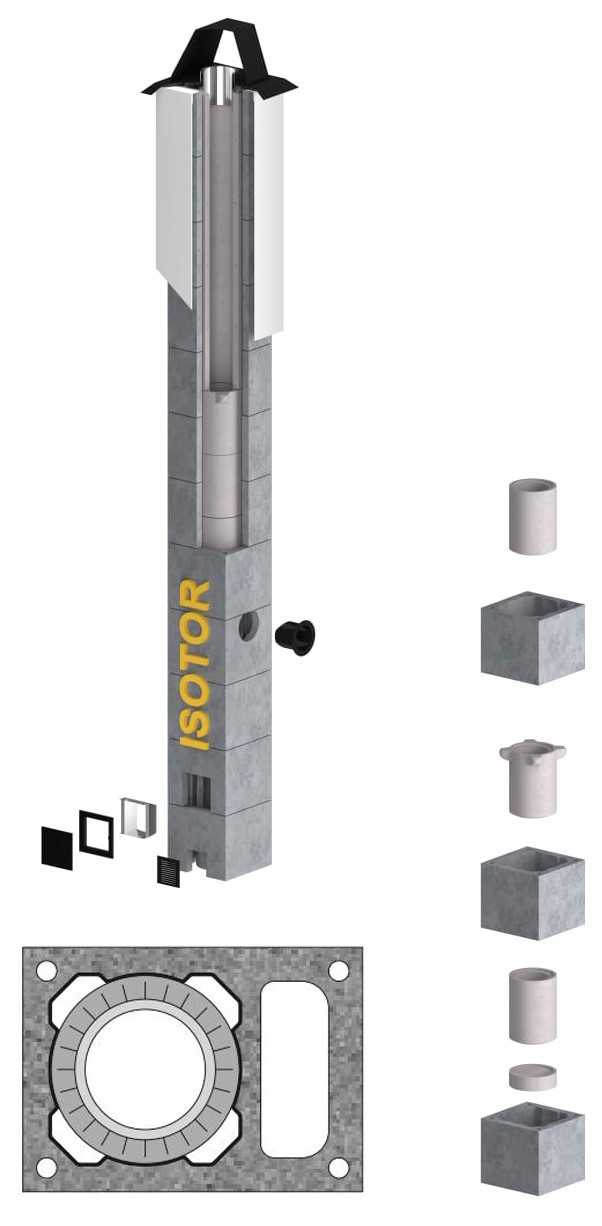 Комплект дымохода Schiedel Isotor 20