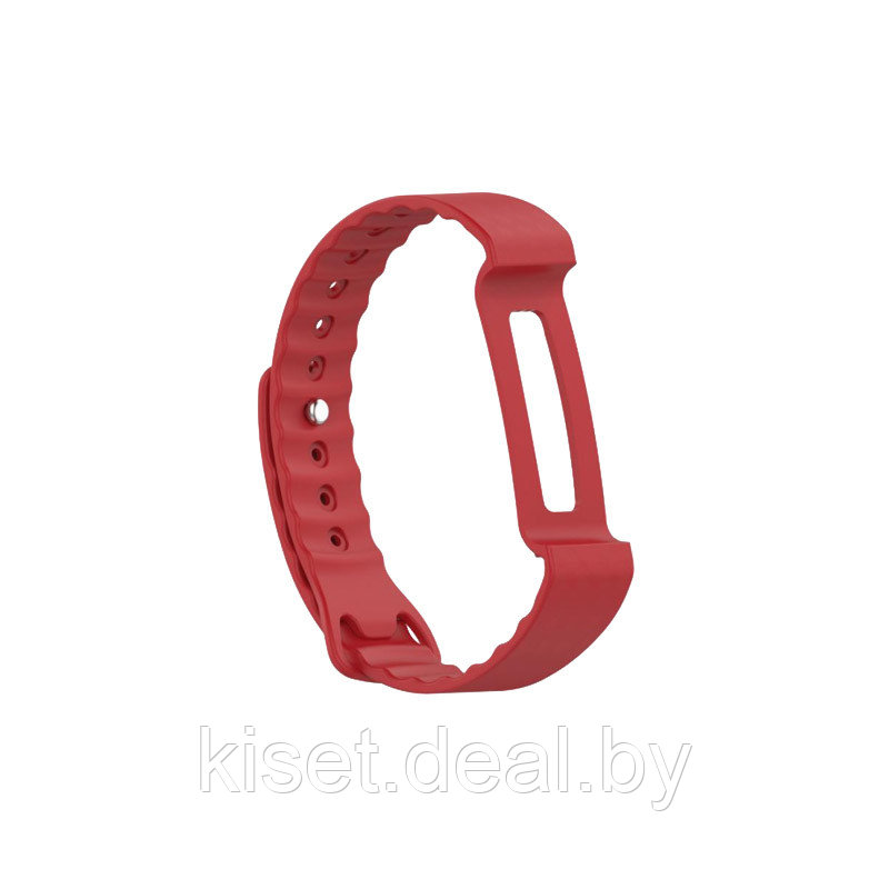 Силиконовый ремешок KST для Honor Band A2 / Huawei Band A2 Color AW61 красный - фото 1 - id-p214999029