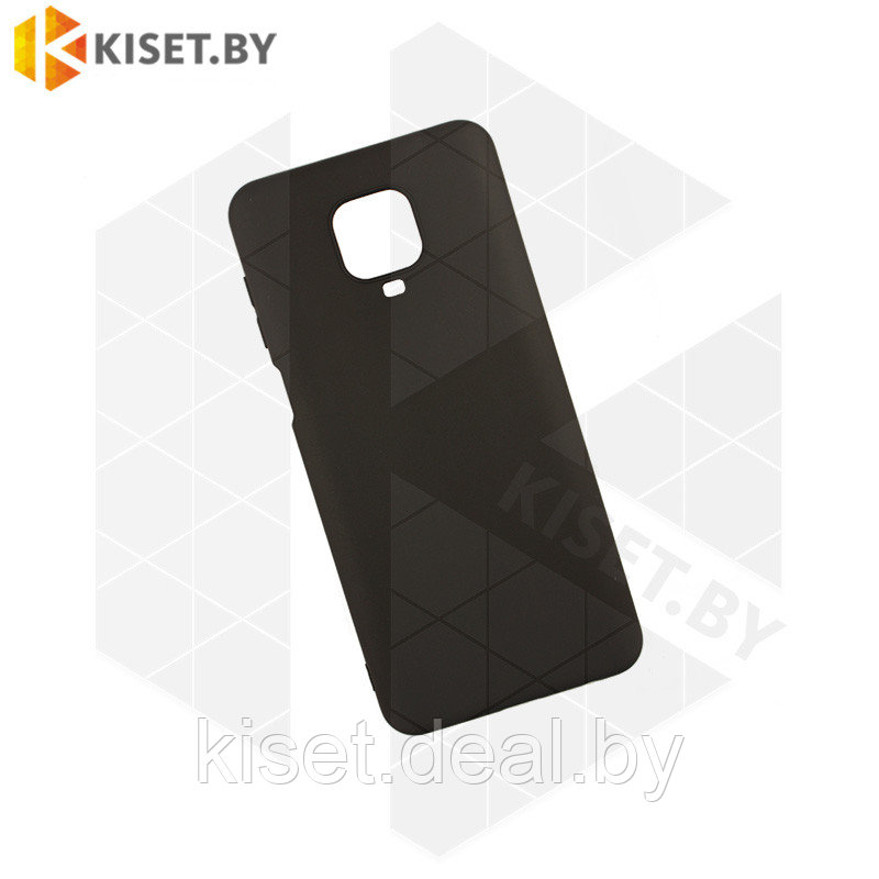 Силиконовый чехол KST MC для Xiaomi Redmi Note 9S / 9 Pro черный матовый - фото 1 - id-p214996415