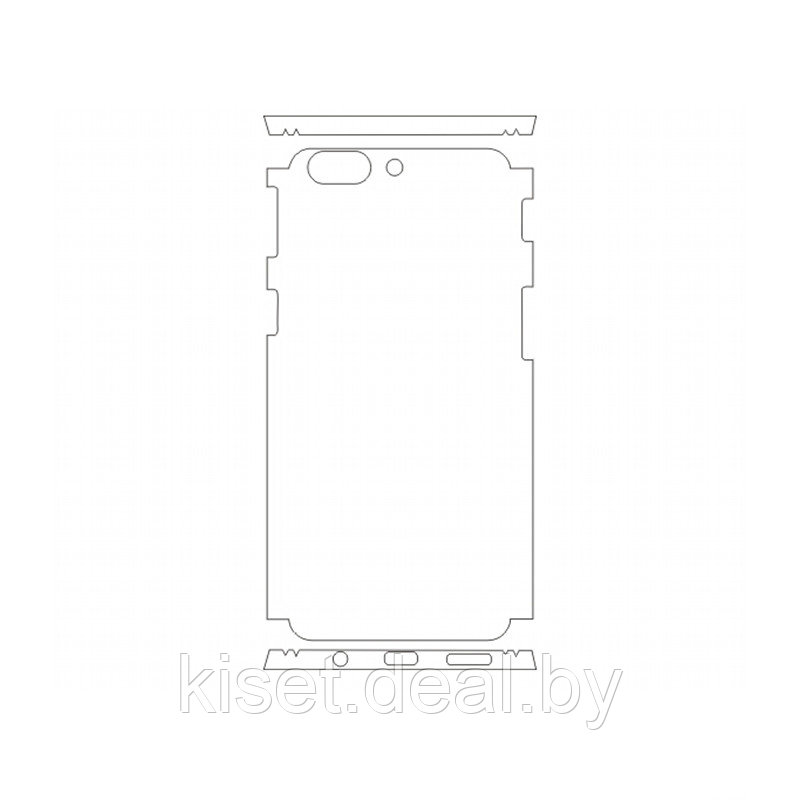 Защитная гидрогелевая пленка KST HG для OnePlus 5 на заднюю крышку и боковые грани