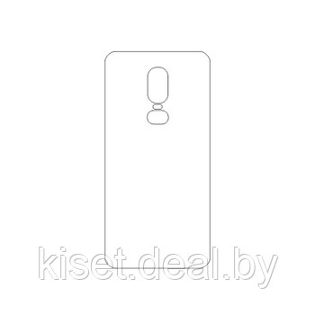 Защитная гидрогелевая пленка KST HG для OnePlus 6 на заднюю крышку