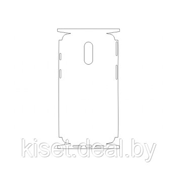 Защитная гидрогелевая пленка KST HG для OnePlus 7 на заднюю крышку и боковые грани