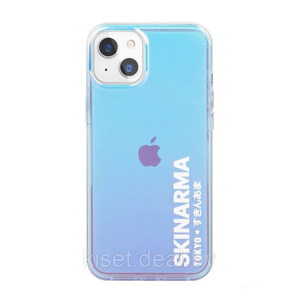 Чехол-накладка противоударный Skinarma Kirameku Apple iPhone 13 голографическая отделка - фото 1 - id-p214999099