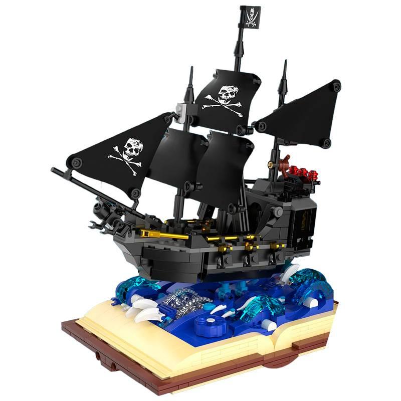 Детский конструктор MJI 13019 Черная жемчужина Пираты Карибского моря 919 деталей Магическая книга - фото 5 - id-p215001581
