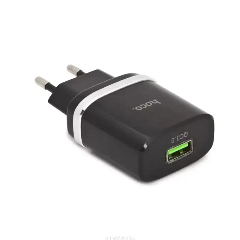 Сетевое зарядное устройствоC12Q Smart QC3.0 charger set(Type-C)(EU) черное - фото 4 - id-p215001362