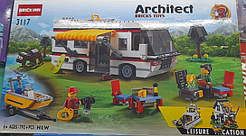 Детский конструктор 3117 Creator Кемпинг 3 в 1:  - аналог LEGO Creator (Лего Креатор) 31052, 792 дет