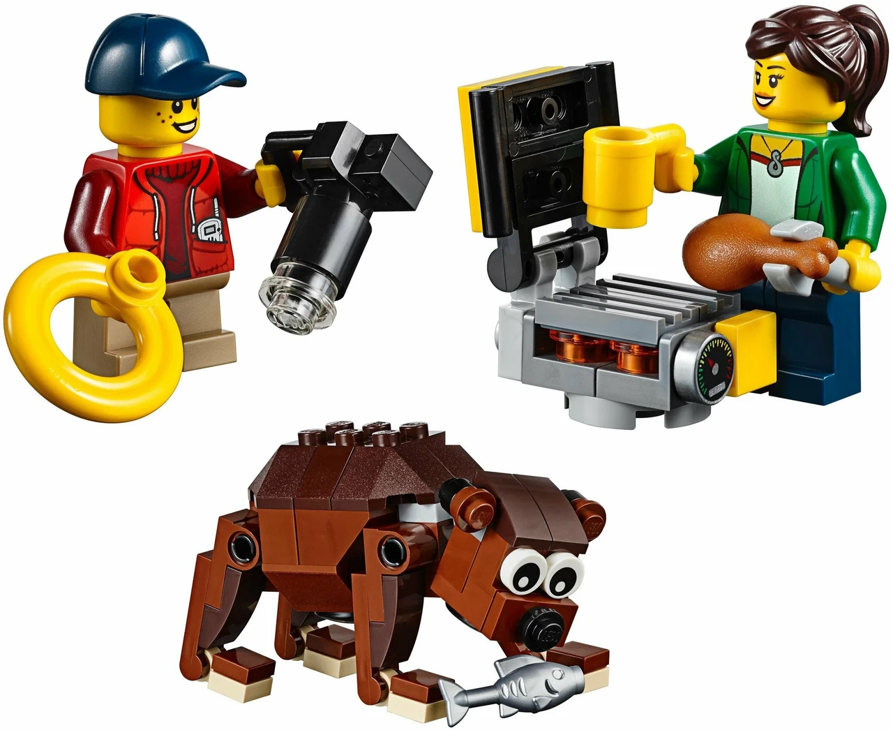 Детский конструктор 3117 Creator Кемпинг 3 в 1: - аналог LEGO Creator (Лего Креатор) 31052, 792 дет - фото 8 - id-p215002190
