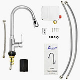 Латунный смеситель с тач сенсором для кухни (мойки) Eleanti 0402.518, фото 9