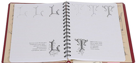 SketchBook. Визуальный экспресс-курс по рисованию. Искусство простой каллиграфии (темно-красный), фото 3