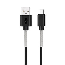 Кабель AVS Type C (1м USB 2.0) усиленный TC-361S (пакет)