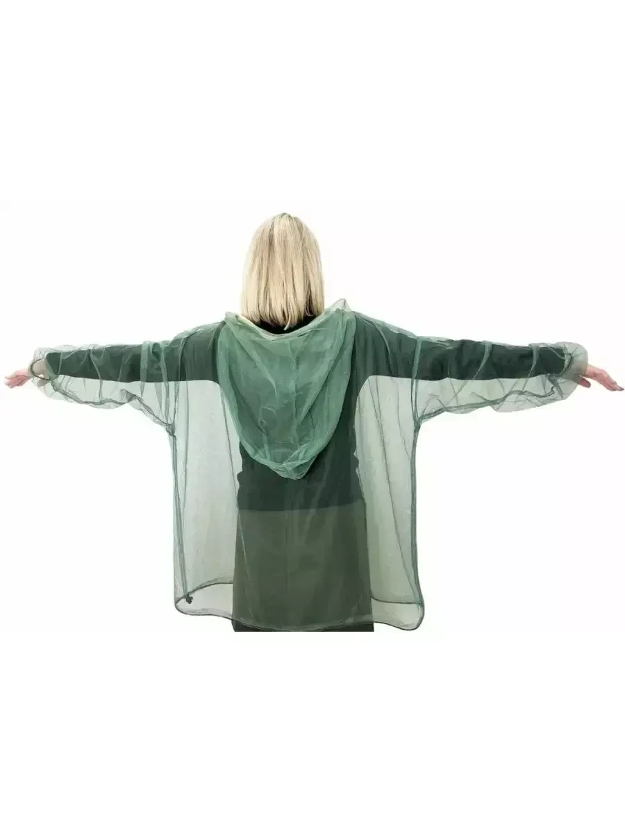 Куртка противомоскитная ЕВА / размер универсальный (зелёный) - фото 1 - id-p215003715