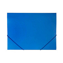Папка пластиковая Hatber Standard на резинке А4, синяя