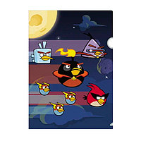 Папка-Уголок пластиковая Hatber Angry Birds А4