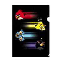 Папка-Уголок пластиковая Hatber Angry Birds А4 / AG4_10907