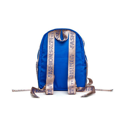 Рюкзак Hatber Fashion Синий с золотом 33 x 25 x 16 см, фото 2