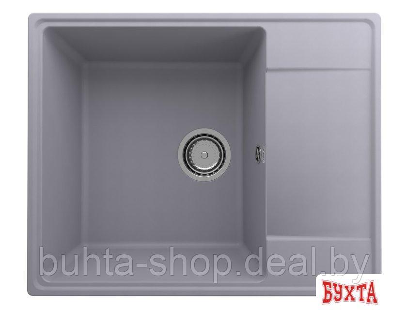 Кухонная мойка Ulgran QUARTZ Prima 605-05 (бетон) - фото 1 - id-p215007704