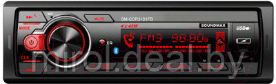 Бездисковая автомагнитола SoundMax SM-CCR3181FB