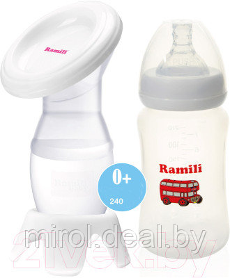 Молокоотсос ручной Ramili MC200 с бутылочкой / MC200240ML - фото 7 - id-p215016412