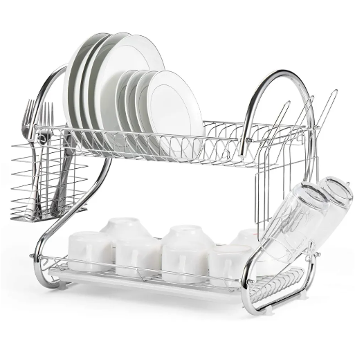 Сушилка для посуды 2-ух уровневая SiPL - фото 7 - id-p104106739