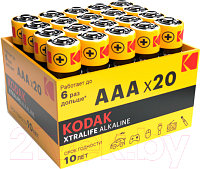 Комплект батареек Kodak LR03-20 bulk Xtralife Alkaline