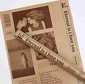 Упаковочная бумага "Amores E", 38*50 см, 30 листов
