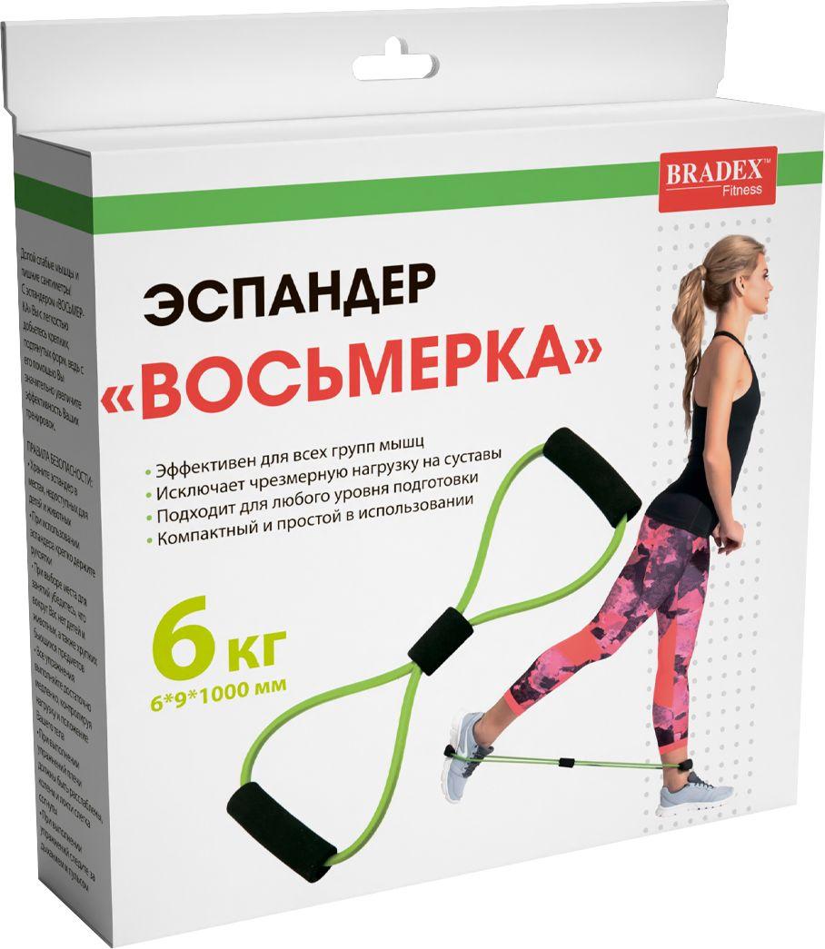 Эспандер «ВОСЬМЕРКА» Bradex SF 0237, 6*9*1000 мм, салатовый - фото 7 - id-p215021491