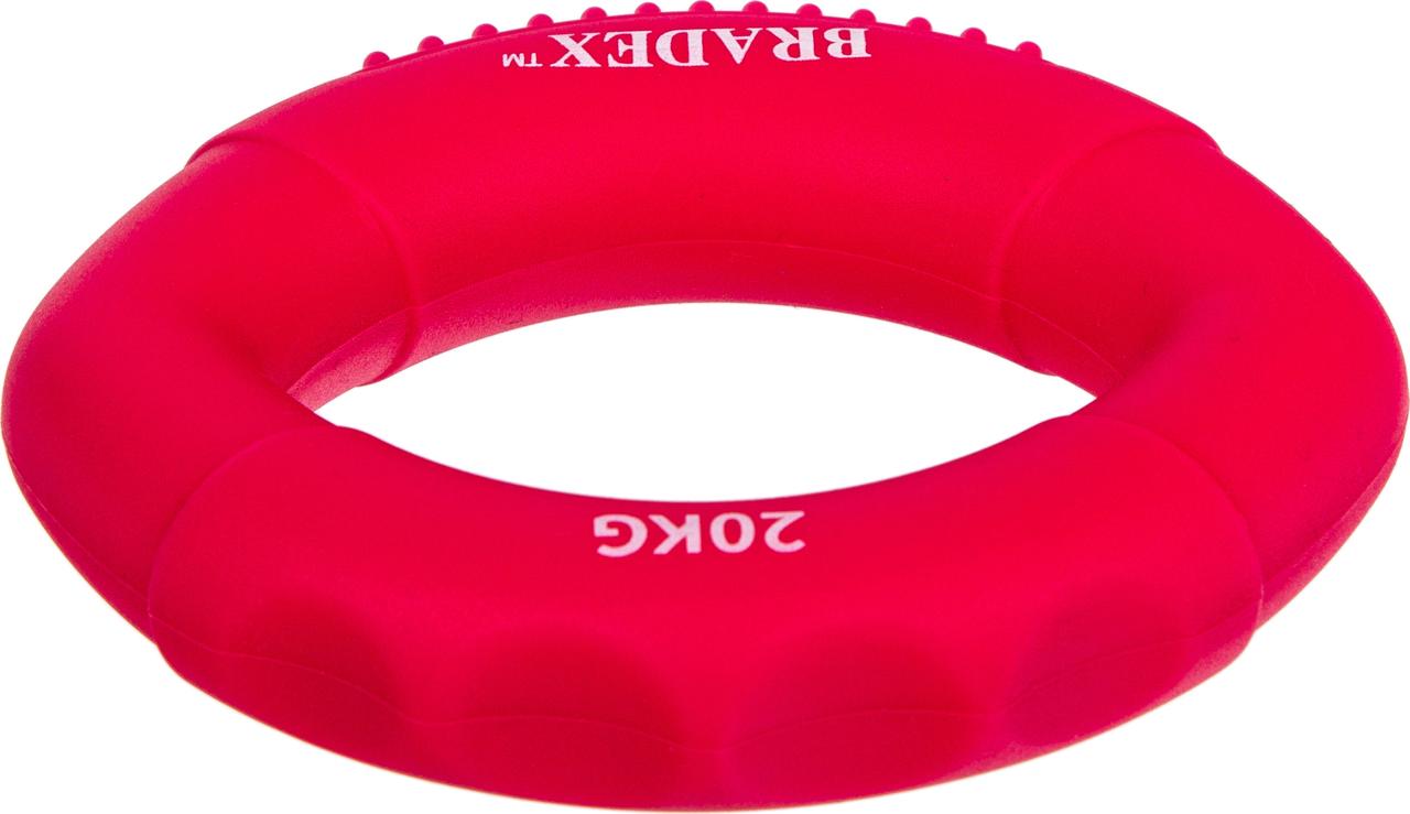 Кистевой эспандер 20 кг, овальной формы, розовый - фото 3 - id-p215021502