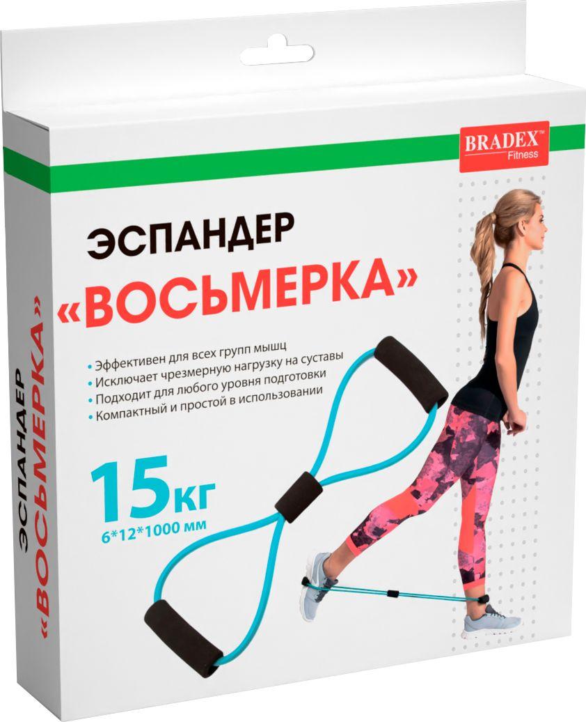 Эспандер «ВОСЬМЕРКА» Bradex SF 0724, 6*12*1000 мм, голубой - фото 7 - id-p215021518