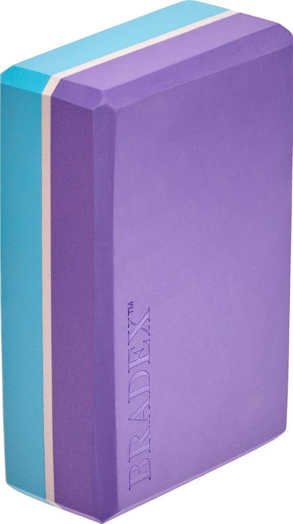Блок для йоги Bradex SF 0732, фиолетовый/синий - фото 5 - id-p215021520