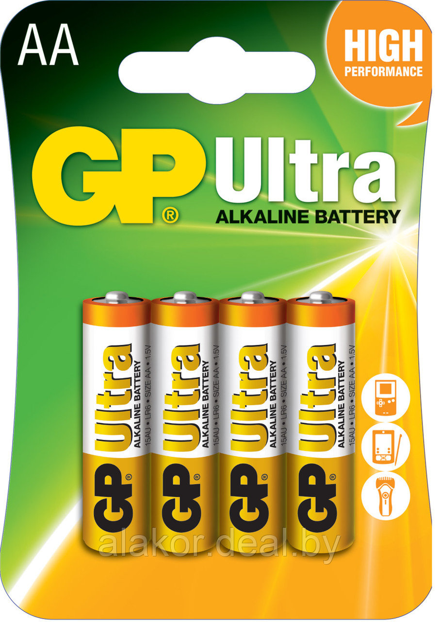 Батарейки GP Ultra LR6/15AU-2UE4 - фото 1 - id-p215021889