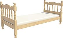 Детская кровать Аленка массив сосны с основанием (2 варианта цвета) фабрика Браво, фото 2