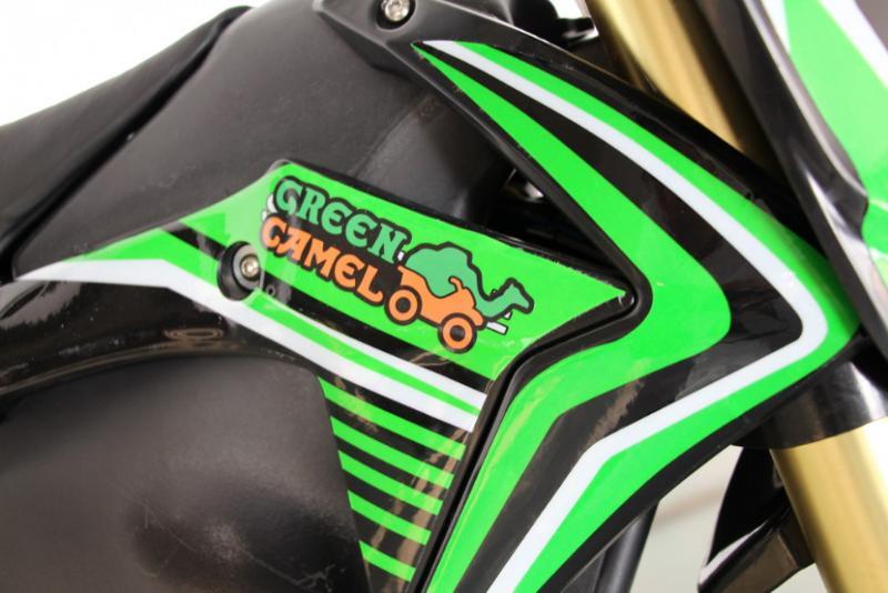 Электромотоцикл GreenCamel Питбайк DB500 зеленый - фото 7 - id-p215021955